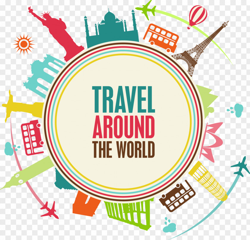 Cartoon Earth Globe Travel Architecture Package Tour Kesavi Tours & Pvt Ltd Air Agent PNG