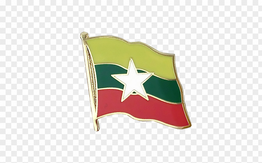 Flag Burma Of Myanmar Fahne Lapel Pin PNG