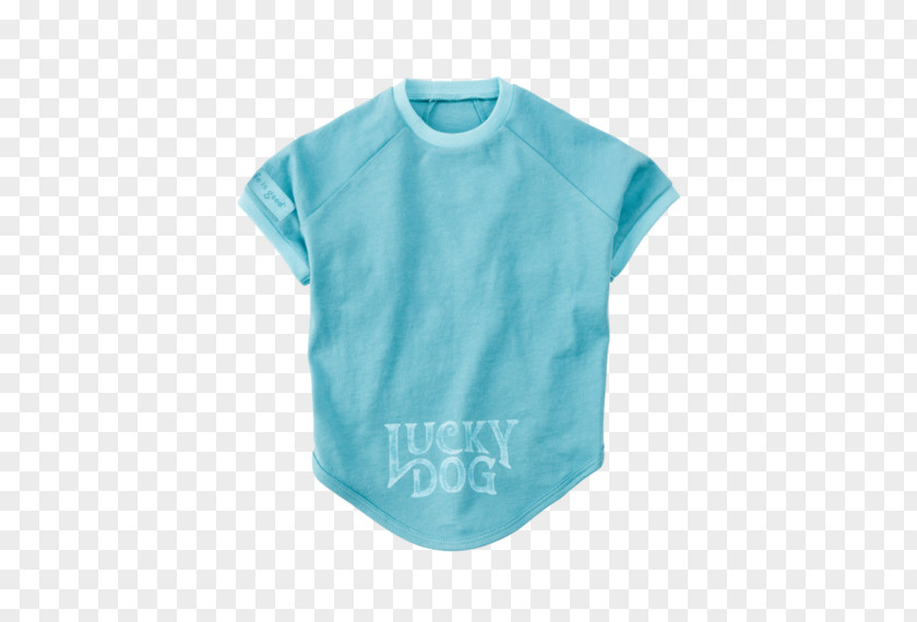 Lucky Dog T-shirt Baby & Toddler One-Pieces Reserva Electric Blue Turquoise PNG