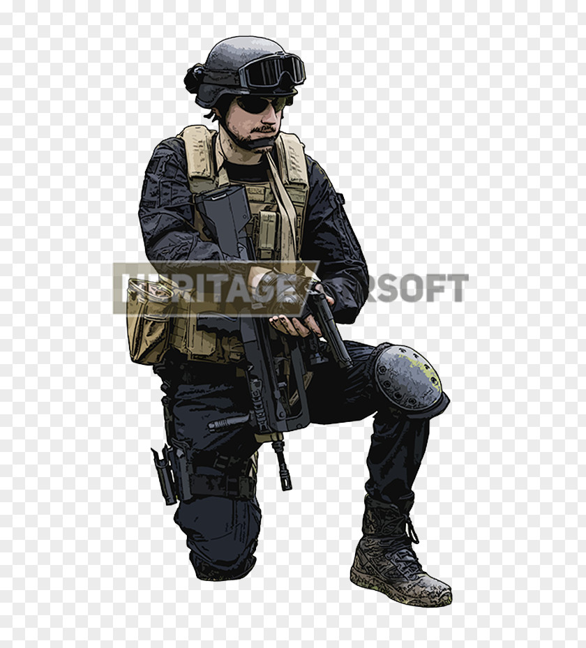 Soldier Heritage-Airsoft Uniform Costume PNG