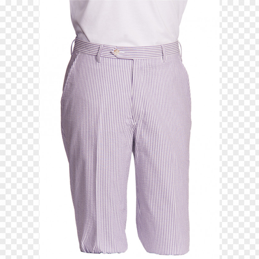 White And Purple Waist Pants Shorts Sleeve PNG