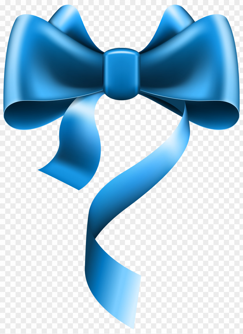 Blue Ribbon Bow Tie Clip Art PNG