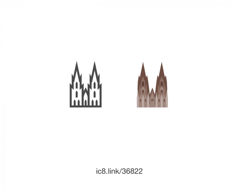 Cathedral Cologne Font PNG