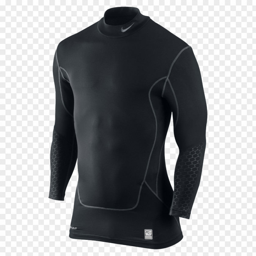 Dry Fit Long-sleeved T-shirt Nike Top PNG