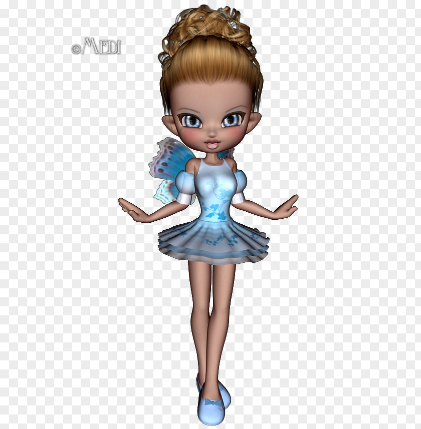 Fairy Toddler Cartoon Doll PNG