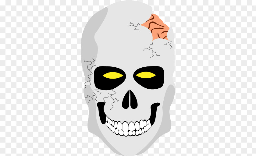 Halloween Skeleton Element, Human Skull ICO Icon PNG