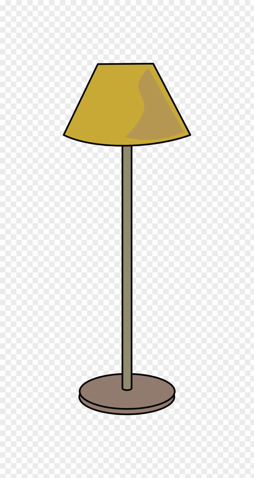 Lamp Stand Line Angle Clip Art PNG