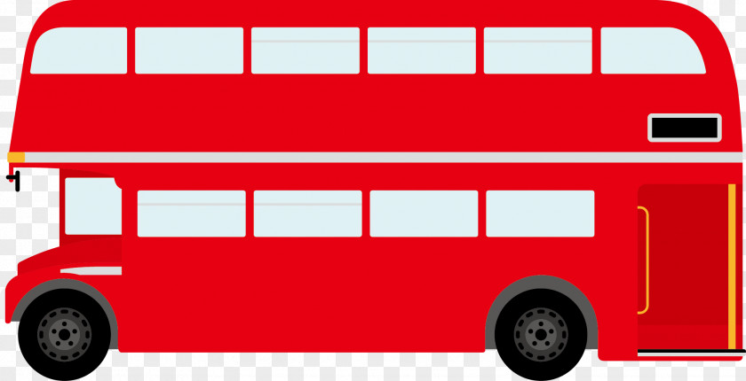 Red Car Decoration PNG