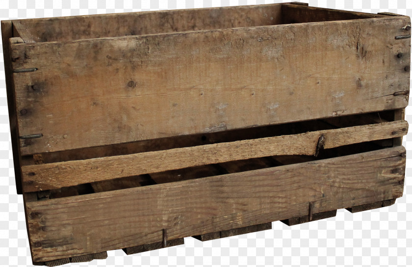 Brown Wooden Box PNG