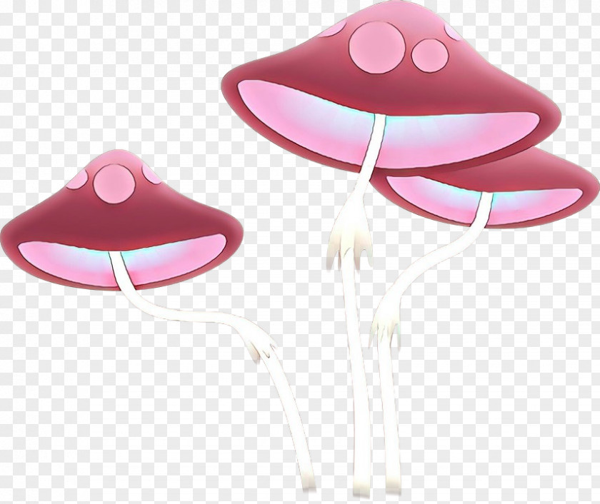 Mushroom Smile Pink Nose Cartoon Lip PNG