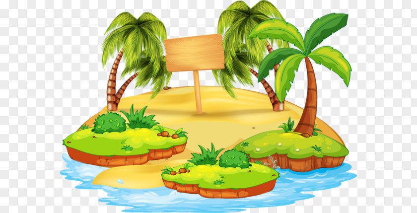 Sceneries Design Element Clip Art Image Illustration Palm Trees PNG