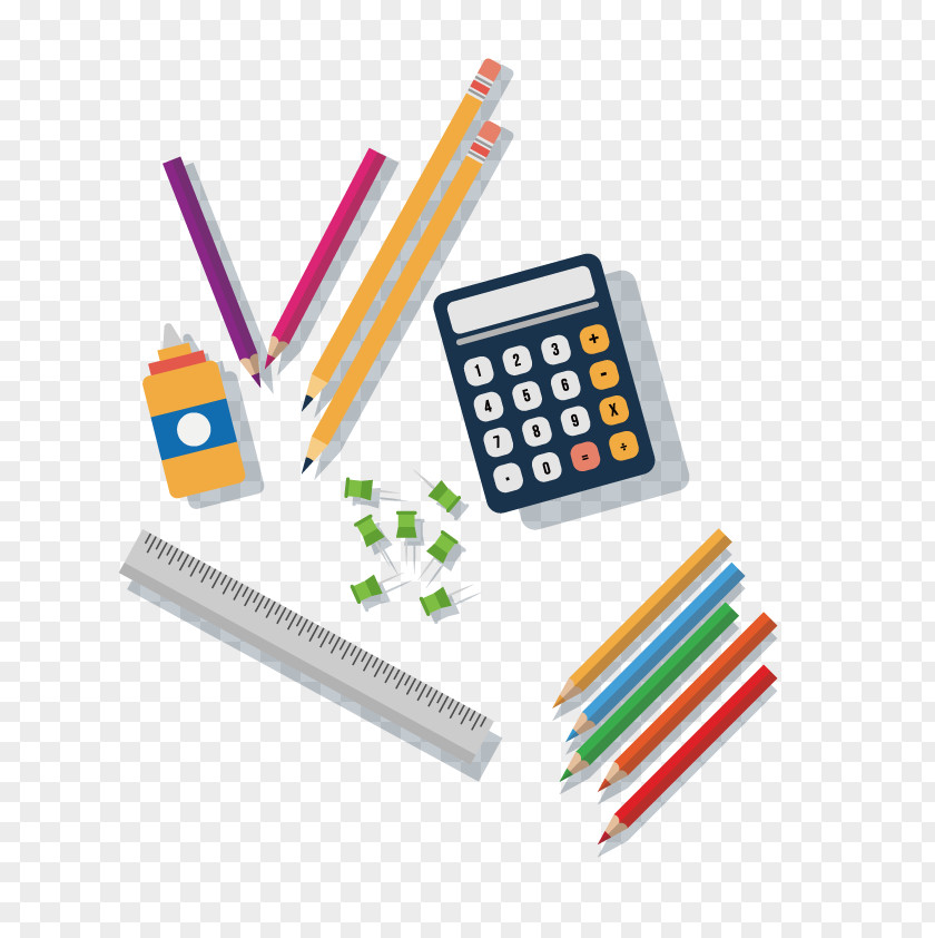 Vector Calculator Paper Notebook School Supplies Euclidean PNG