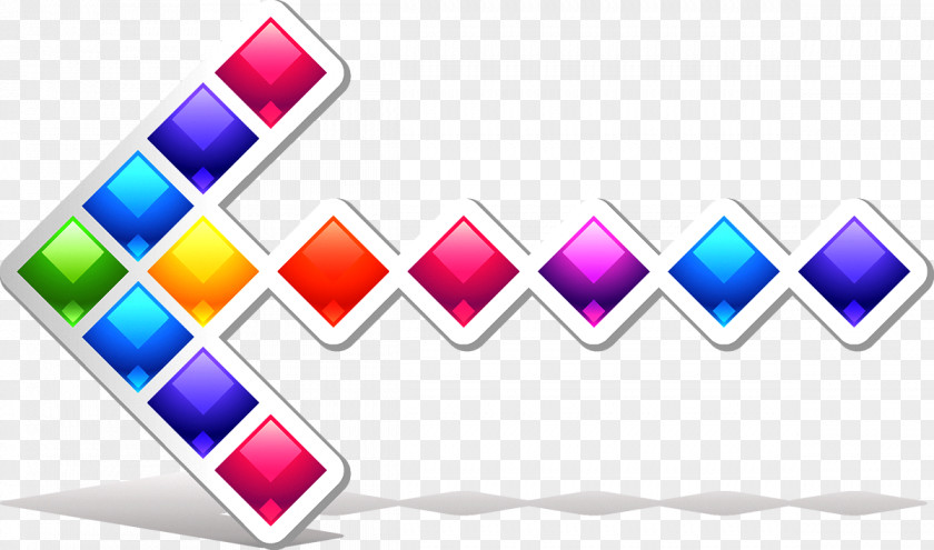 Colorful Arrow Icon PNG