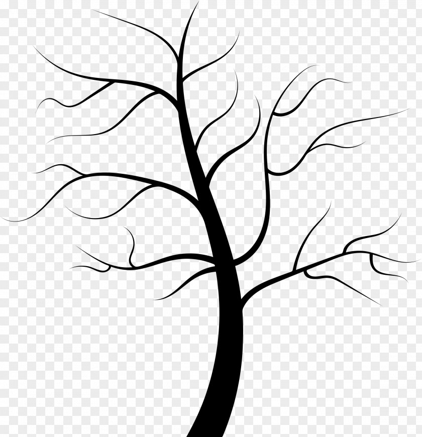 Dry Land Tree Silhouette Clip Art PNG