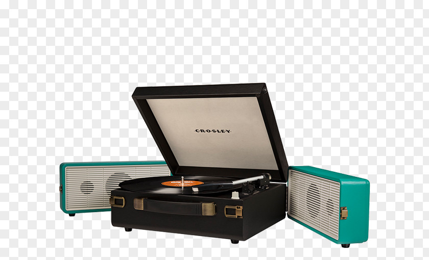 USB Crosley CR6230A-TU 3-speed Usb-enabled Snap Turntable Phonograph CR8005A-TU Cruiser Turquoise Vinyl Portable Record Player Nomad CR6232A PNG