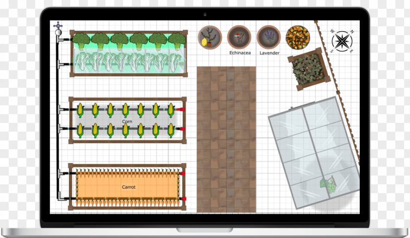 Vegetable Plan Kitchen Garden Planner Design PNG