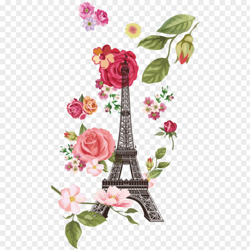 Baby Related Eiffel Tower Image Vector Graphics PNG