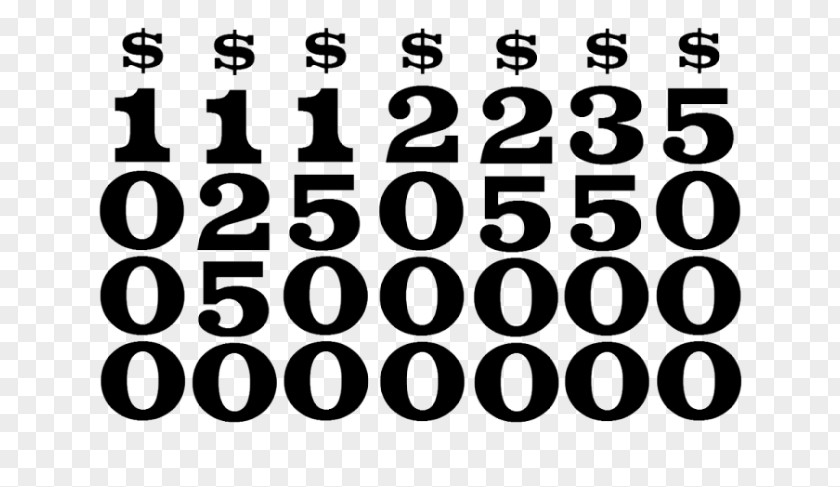 Big Money Prizes Vector Graphics Number Font Television Logo PNG