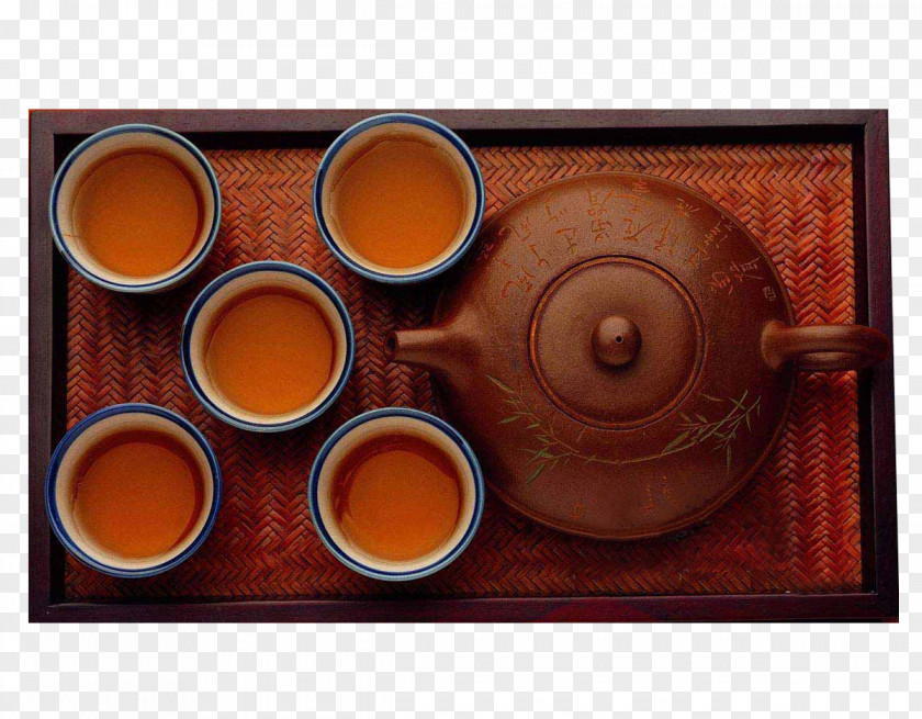 Japanese Tea Sets And Teas In Square Trays Ceremony Yum Cha Budaya Tionghoa Culture PNG