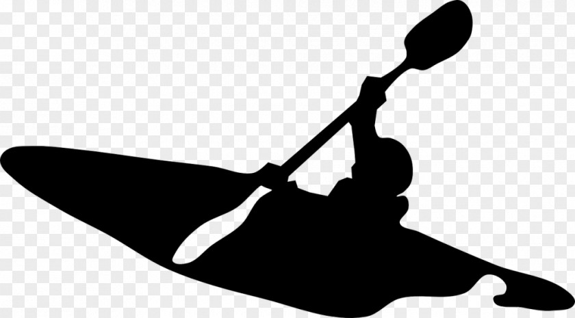 Kayaking Boating Canoeing Paddle Silhouette PNG