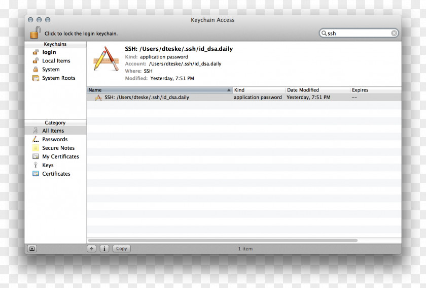 Key MacOS Password Keychain Access Computer Software PNG