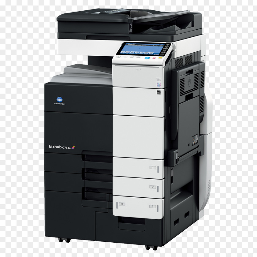 Printer Multi-function Photocopier Konica Minolta Image Scanner PNG