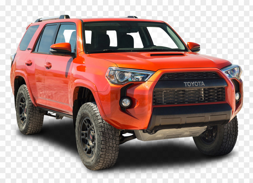 Toyota TRD Pro Orange Hill Car 2015 4Runner Tacoma Tundra Sport Utility Vehicle PNG