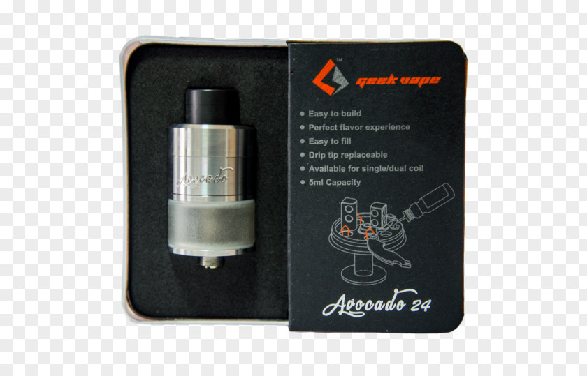 Avocado Electronic Cigarette Vape 977 Atomizer Vapor PNG