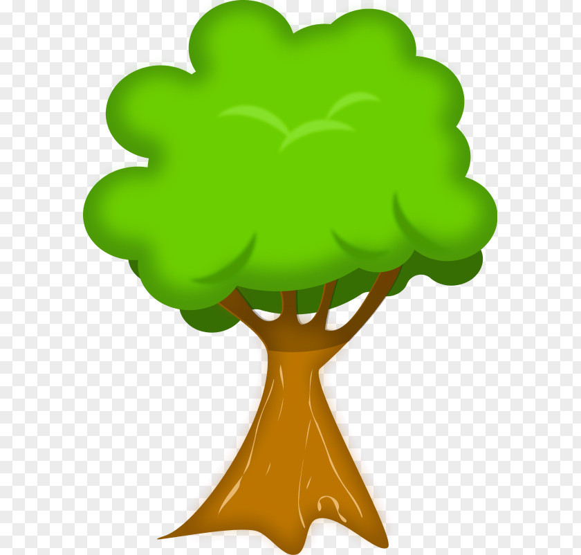 Cartton Tree Free Content Clip Art PNG