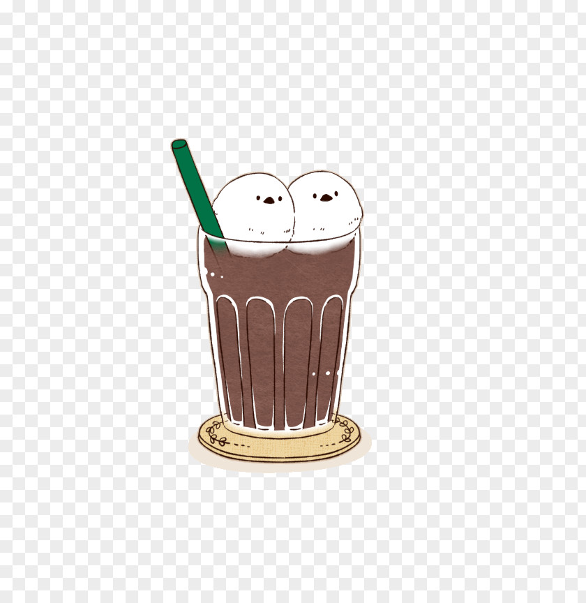 Drink Chocolate Milk Cartoon Cream PNG