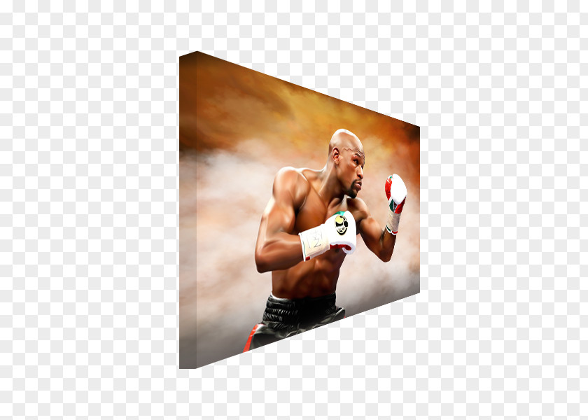 Floyd Mayweather Painting Work Of Art Boxing Professional Wrestler PNG