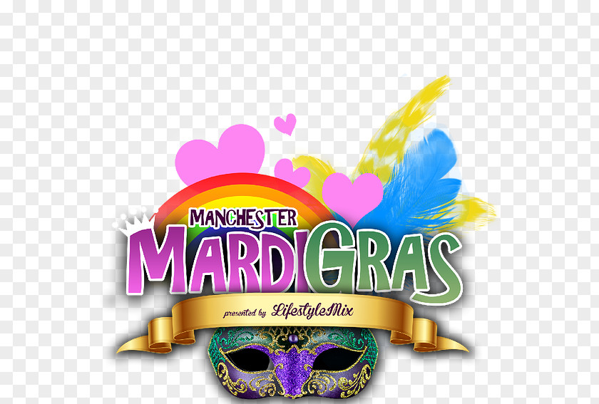 Mardi Gras Manchester Logo Font PNG