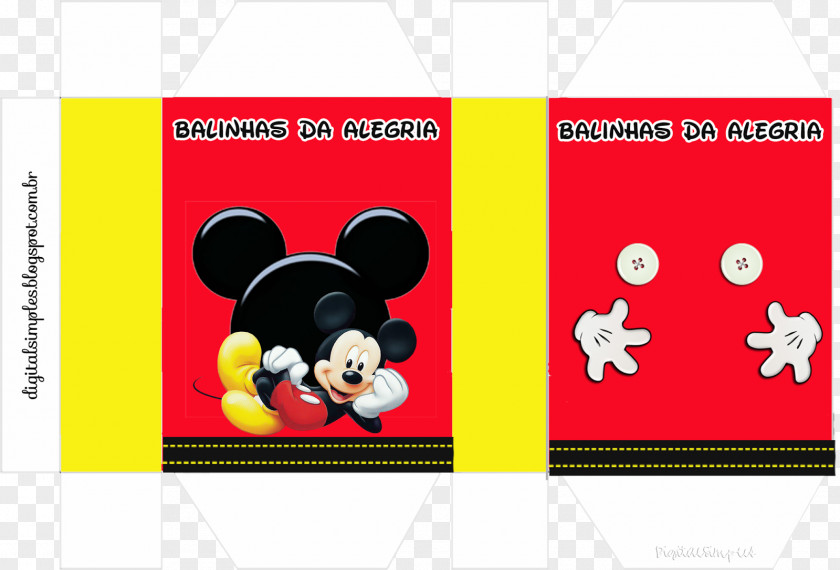 Mickey Mouse Minnie Paper Party Birthday PNG