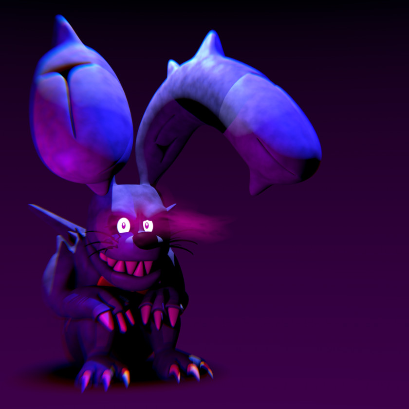 Nightmare Foxy Five Nights At Freddy's Photography Violet Cobalt Blue PNG