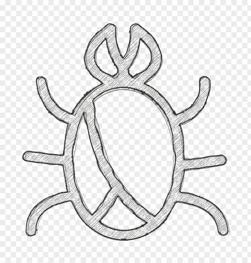 Signs Icon Bug Hand Drawn Symbol PNG