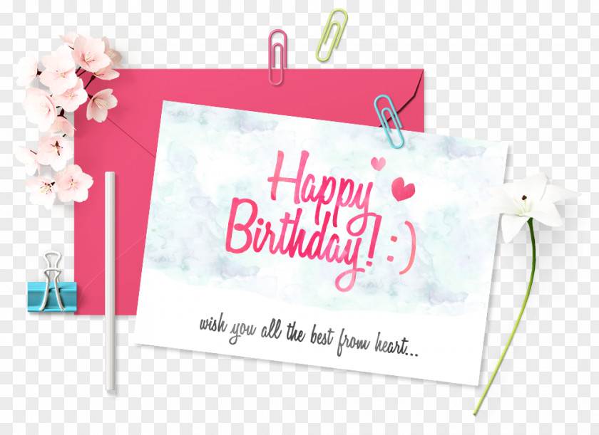 Birthday Cards Blessing Greeting Card PNG