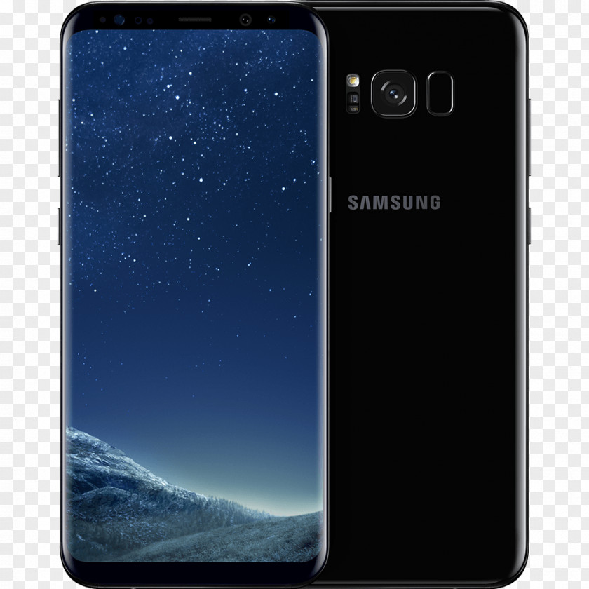 Handphone Samsung Galaxy S8+ 4G S7 LTE Midnight Black PNG
