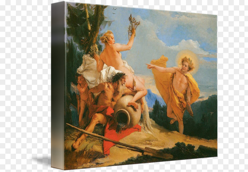 Painting Apollo And Daphne Ancient Rome Artemis PNG