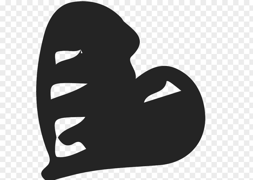 Polka Dot Heart Stamp Clip Art Black Silhouette Headgear Finger PNG