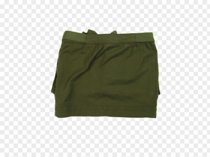 Twill Green Khaki Shorts PNG