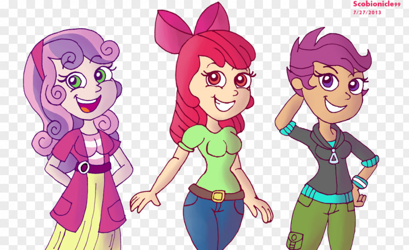 Untamed Apple Bloom Rainbow Dash Scootaloo Cutie Mark Crusaders My Little Pony: Equestria Girls PNG