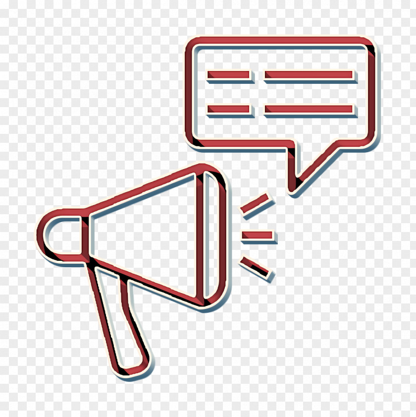 Advertising Icon Megaphone Bullhorn PNG