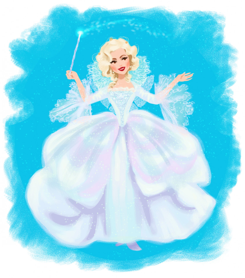 Cinderella Fairy Godmother Drawing PNG