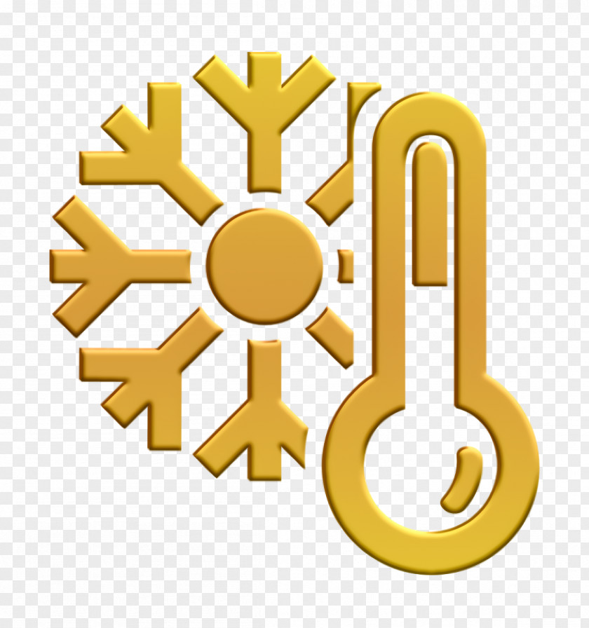 Cold Icon Mercury Thermometer And A Snowflake Weather PNG