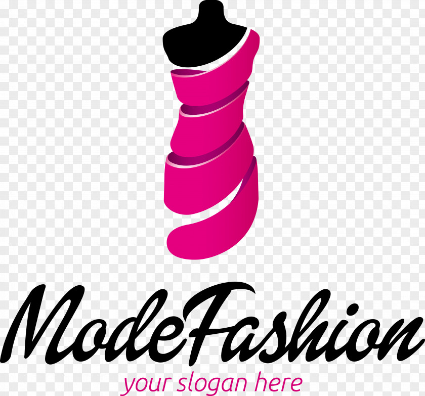 Exquisite Women's Fashion Logo Vector Material Design PNG