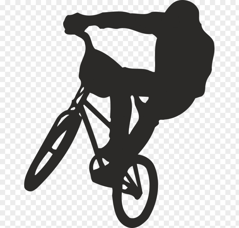 Bicycle BMX Bike Cycling Wall Decal PNG
