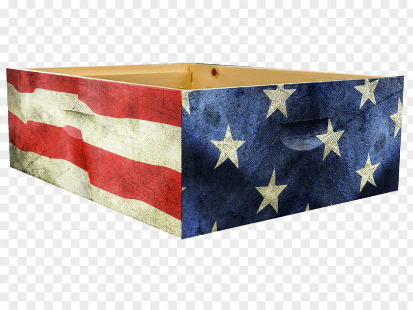 Distressed Flag Of The United States Beehive PNG