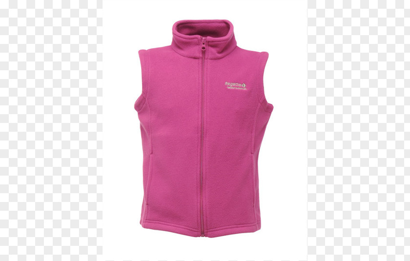 Shirt Gilets Polar Fleece Pink M Neck Hood PNG
