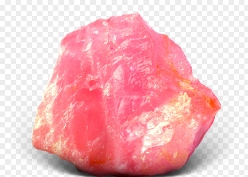Stone Rose Quartz Pink Mineral PNG