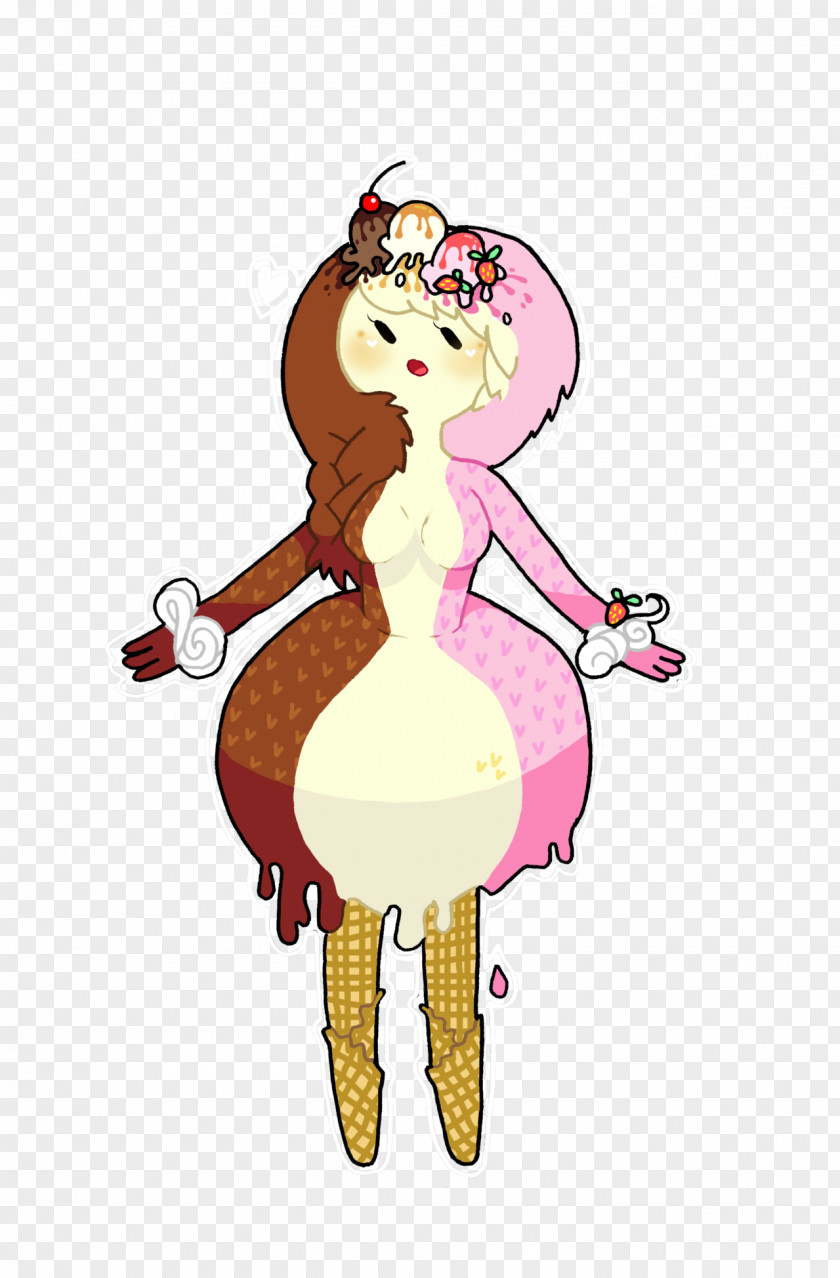 Triple H Chocolate Ice Cream Princess Bubblegum Flame PNG
